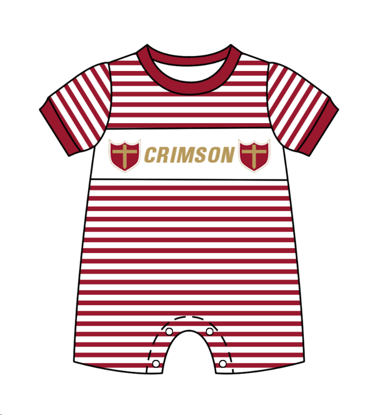 Custom moq 3 eta 6-8weeks baby boys clothes team short sleeve romper