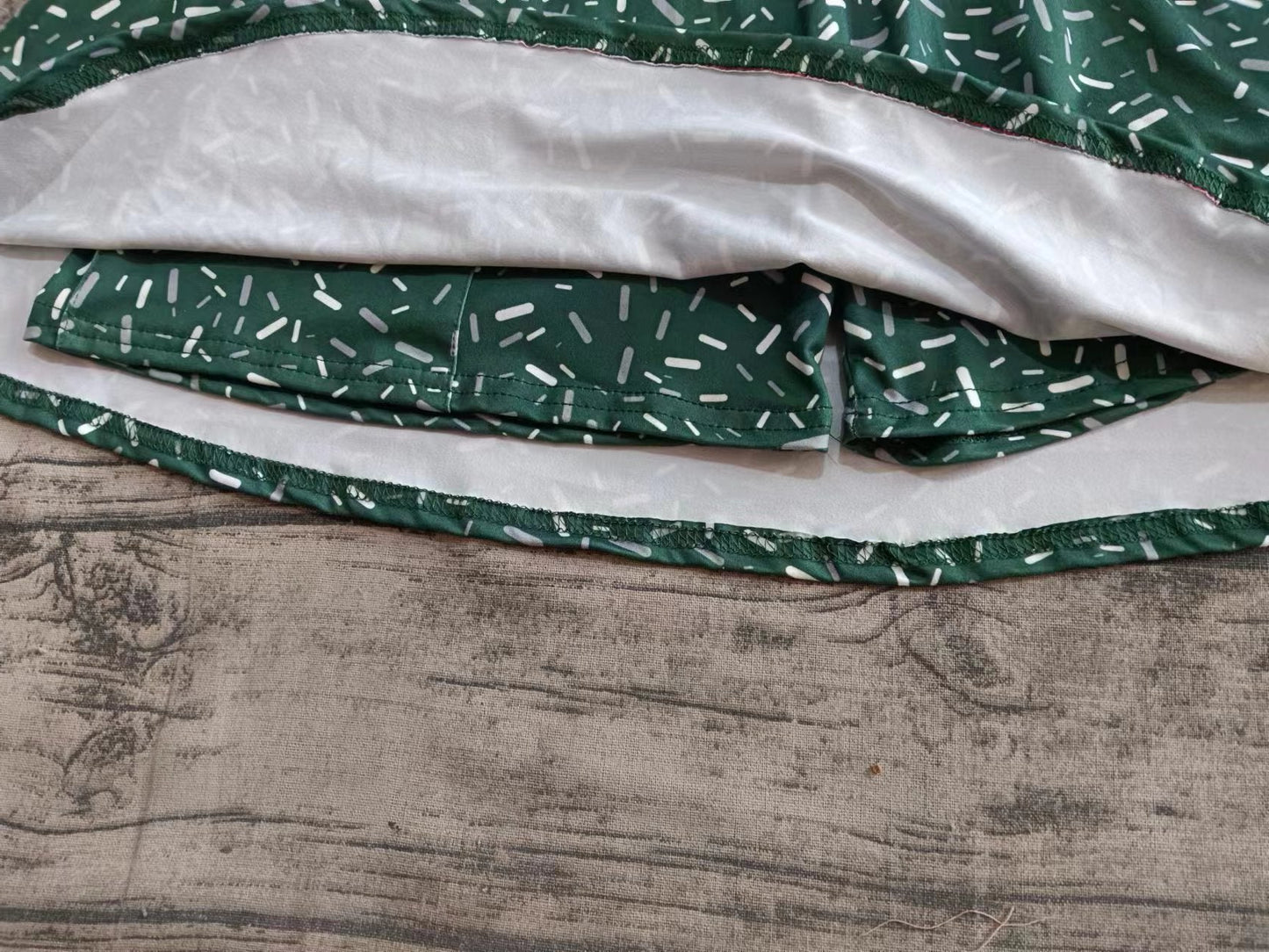 custom moq 3 eta 6-8weeks team adult and kids clothes girls green skirt