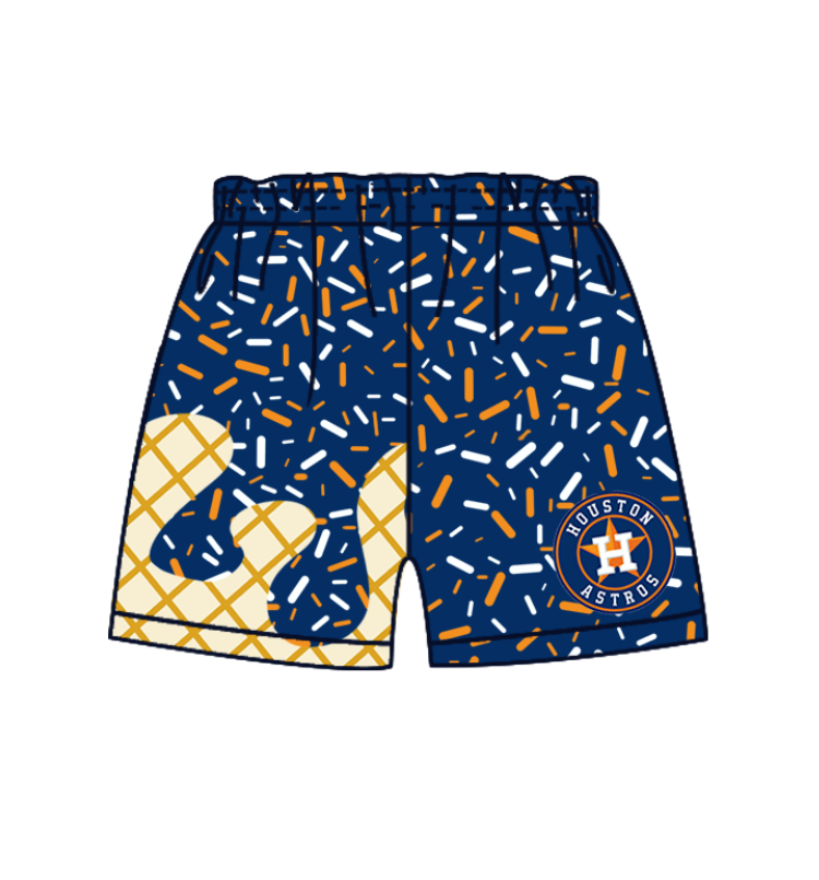 custom moq 3 eta 6-8weeks adult and kids clothes team blue Beach Summer Shorts-25.4.29