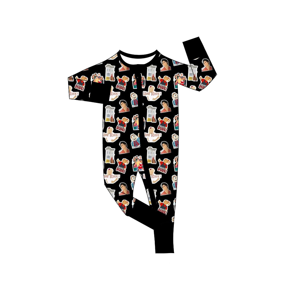 Custom moq 3 eta 7/8week moq 5 eta /4/5week Cartoon Long Sleeve Romper