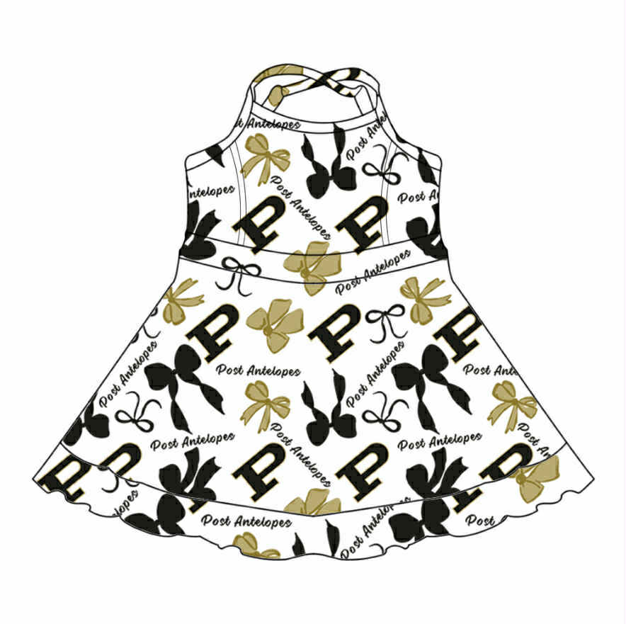 PRE ORDER Deadline July 30 custom no moq Children's boutique clothing Maroon Summer Short-sleeved bow summer dress twirl dress