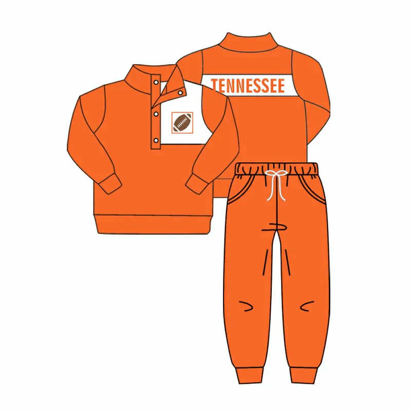 (PRE ORDER )Deadline September 31 custom no moq Orange Baseball boys sets