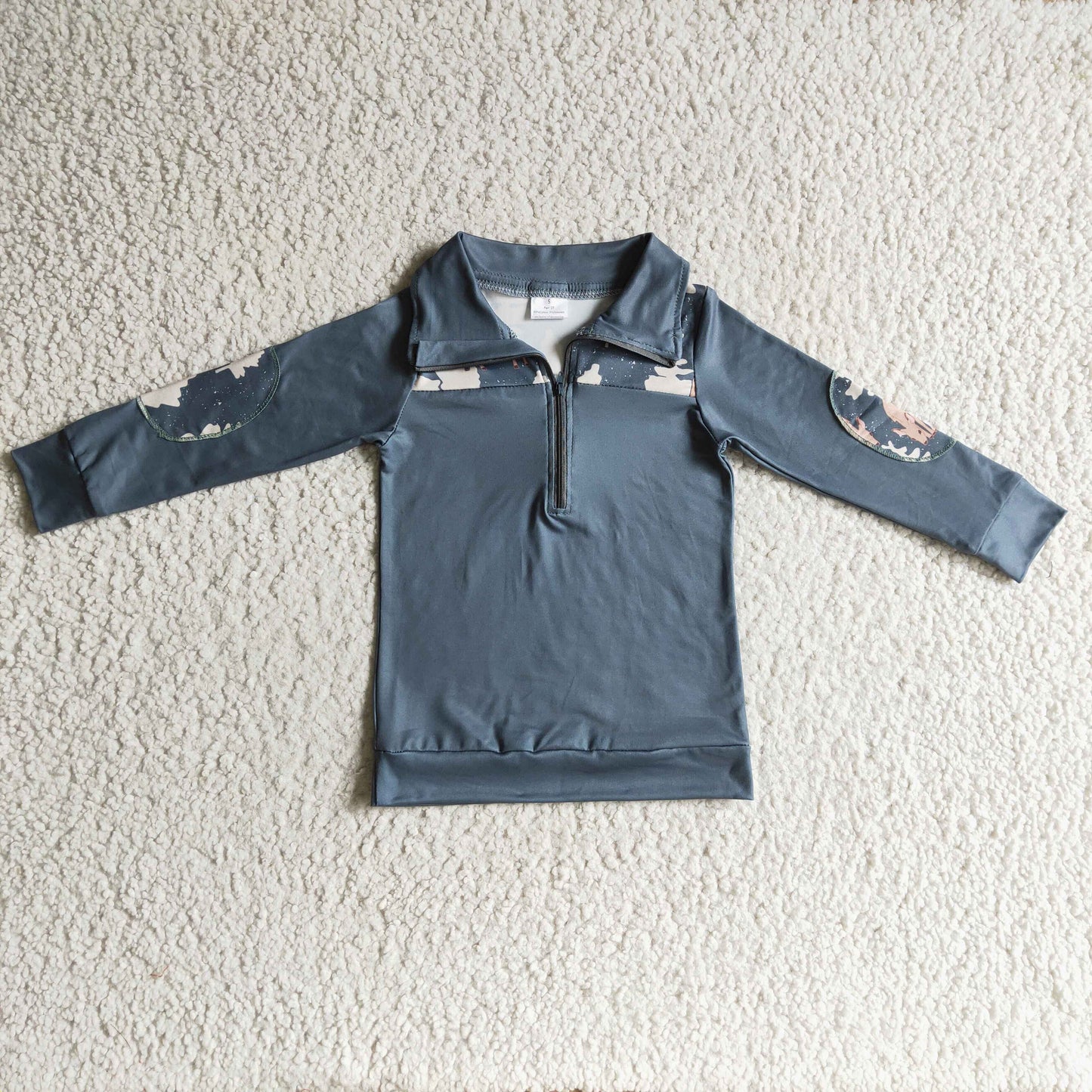 RTS NO MOQ ETA 5/7days Arrived BT0112 boys polo shirt long sleeve top milk silk