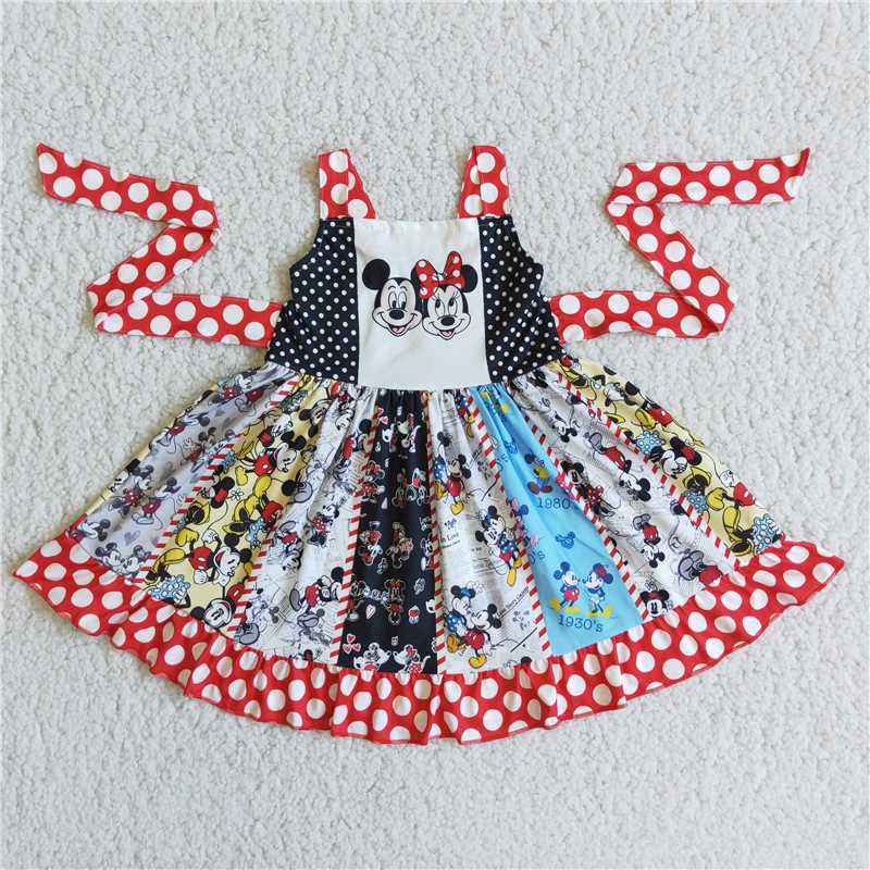 cartoon girl twirl dress
