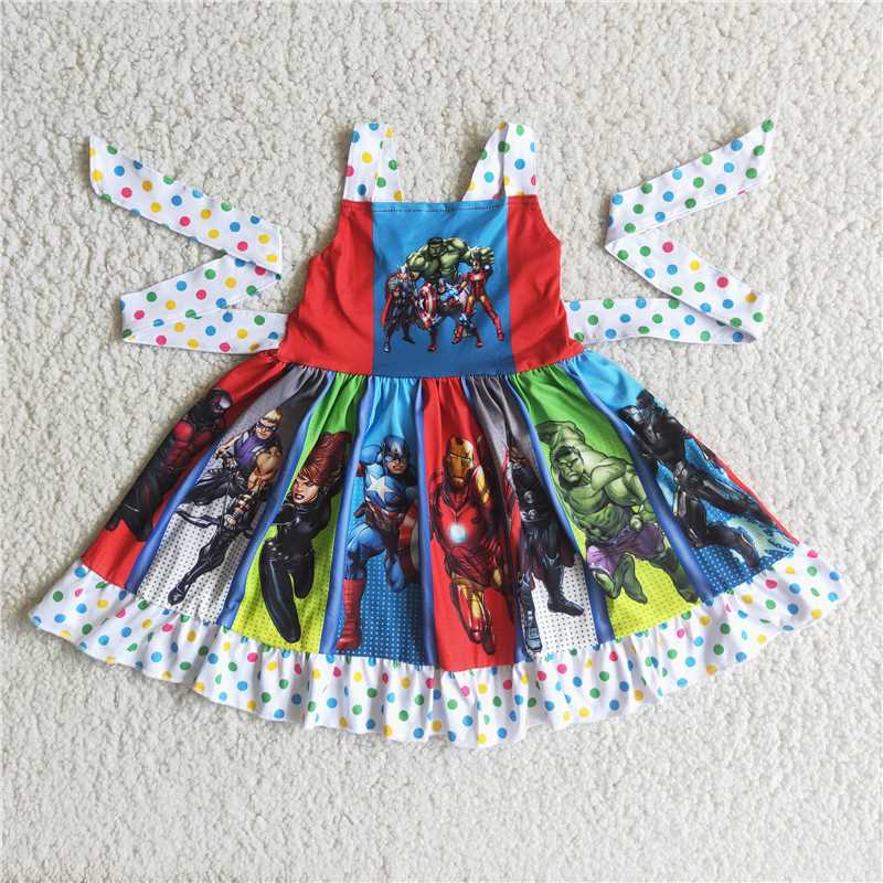 summer girls twirl dress