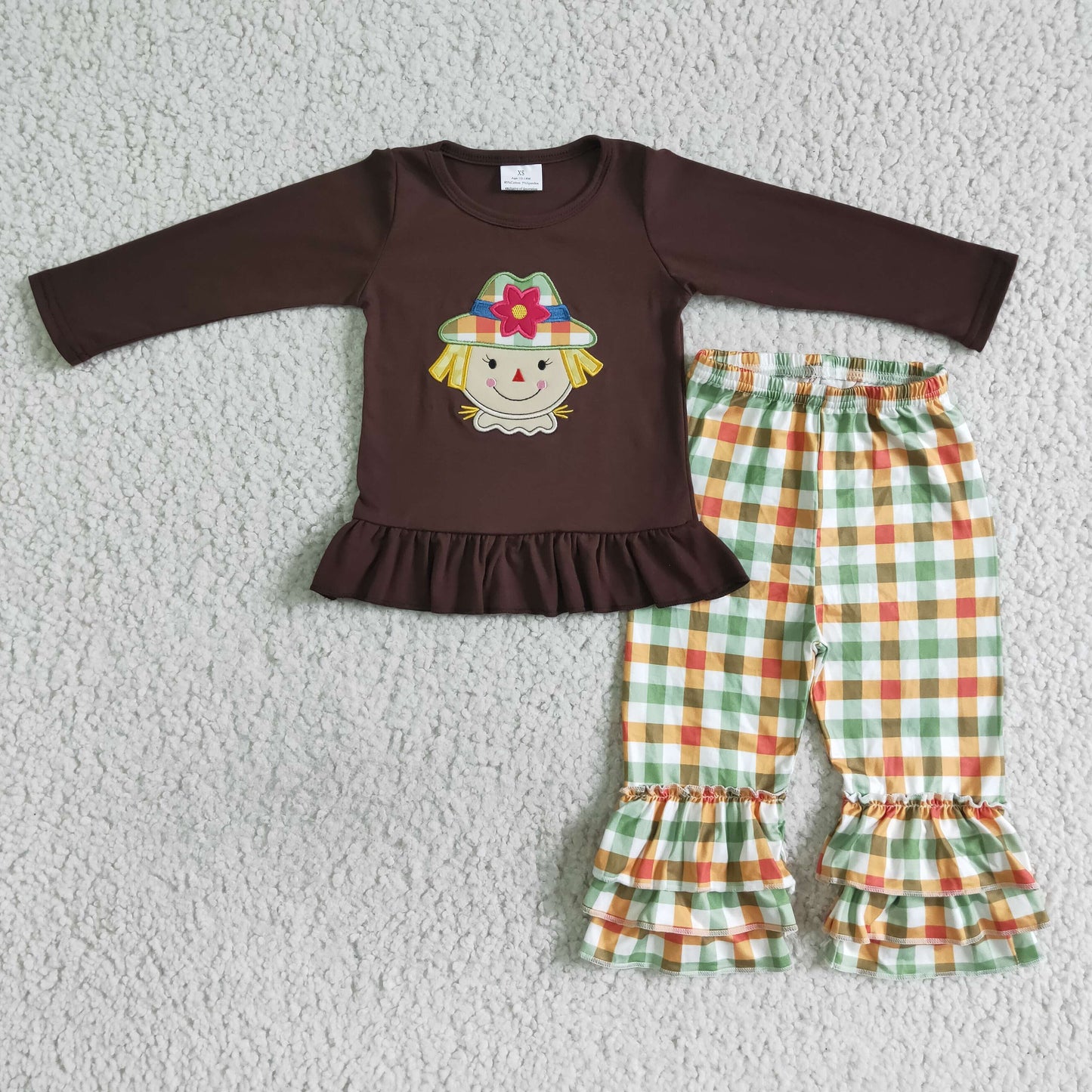 GLP0058 girls clothes long sleeve long pants kids boutique outfits baby girls fall clothing clothes set