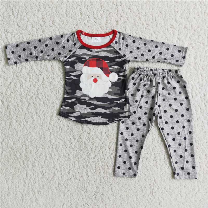 Christmas pajamas camo boys outfits