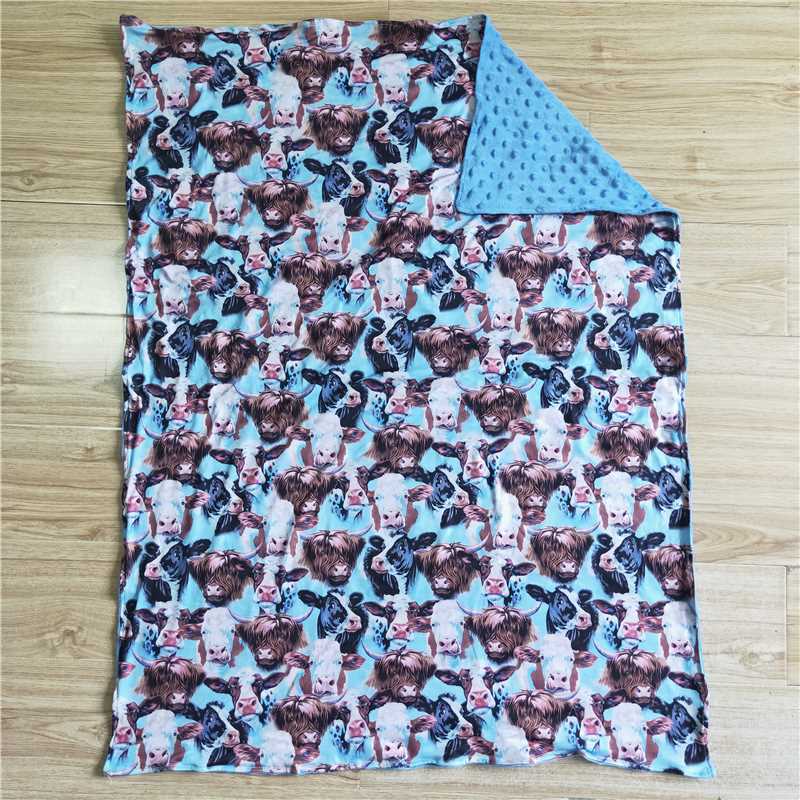 BL0017 Baby Blue Alpine Blanket