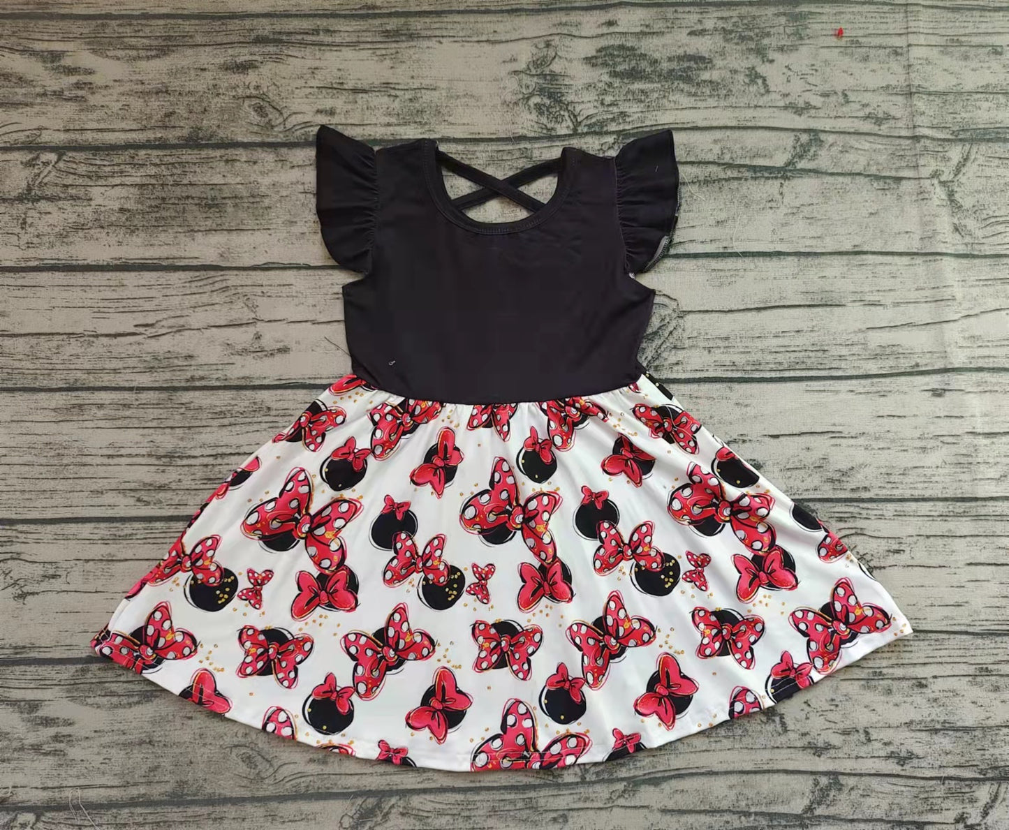 black rop with skrit dress