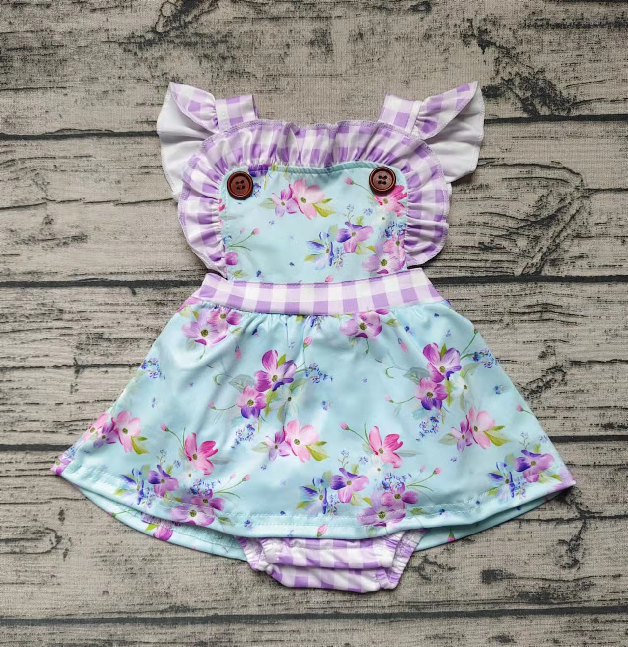 SUMMER FLOWERS ROMPER