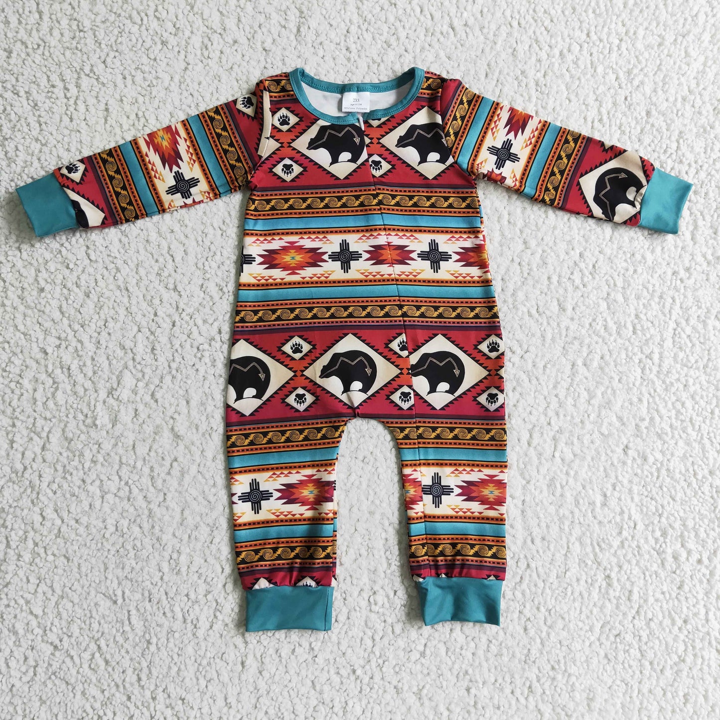 LR0183 baby romper long sleeve long pants baby boys romper milk silk