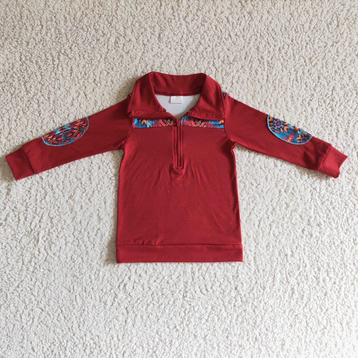 BT0080 boys polo shirt long sleeve top milk silk