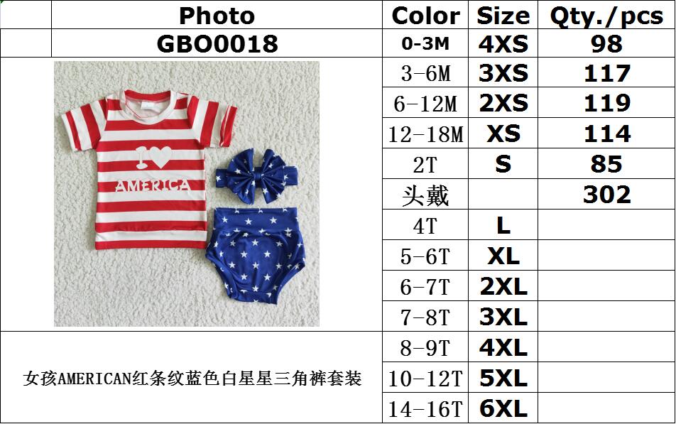 JULY 4TH BUMMINES SETS 3 PICS WITH BOW