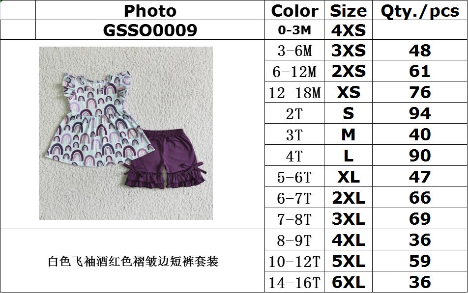 Rainbow purple outfits