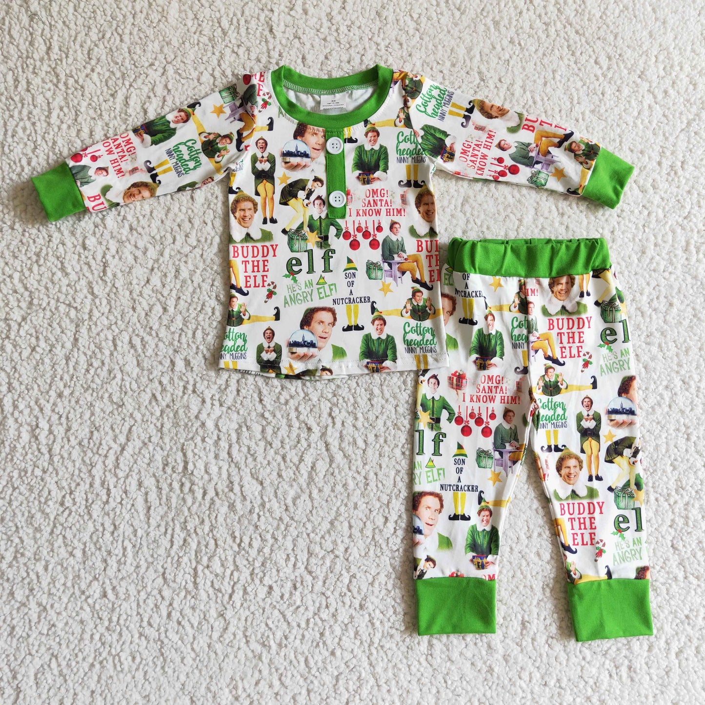 RTS NO MOQ ETA 5/7days Arrived BLP0077 Kids Clothing Boys Long Sleeve Top And Long Pants Pajamas Cartoon Print