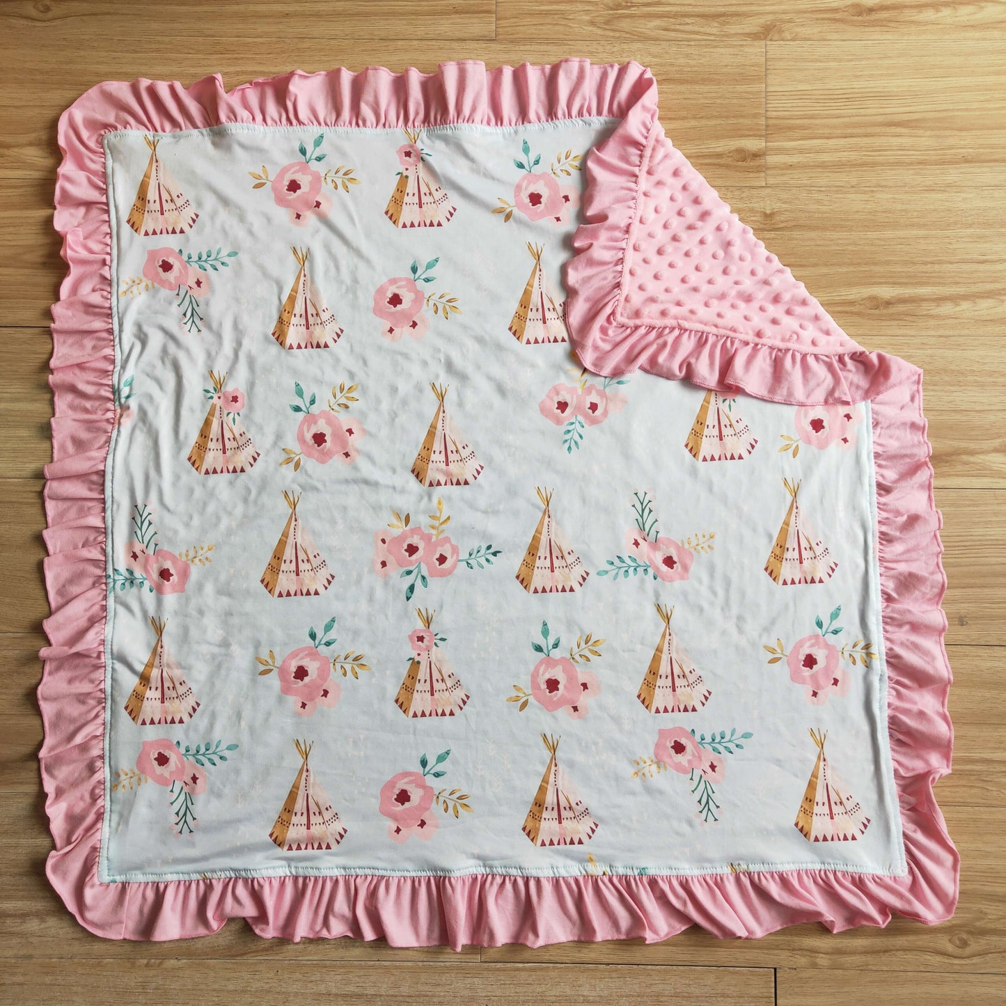 6 A30-5 Anchor pink blanket
