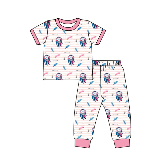 Custom moq 3 eta 7/8week moq 5 eta /4/5week Short Sleeve Pants Set