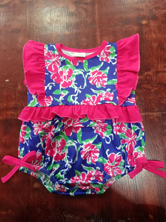 custom moq 5 eta 5weeks mix size baby girls clothes rose red floral vest summer Romper