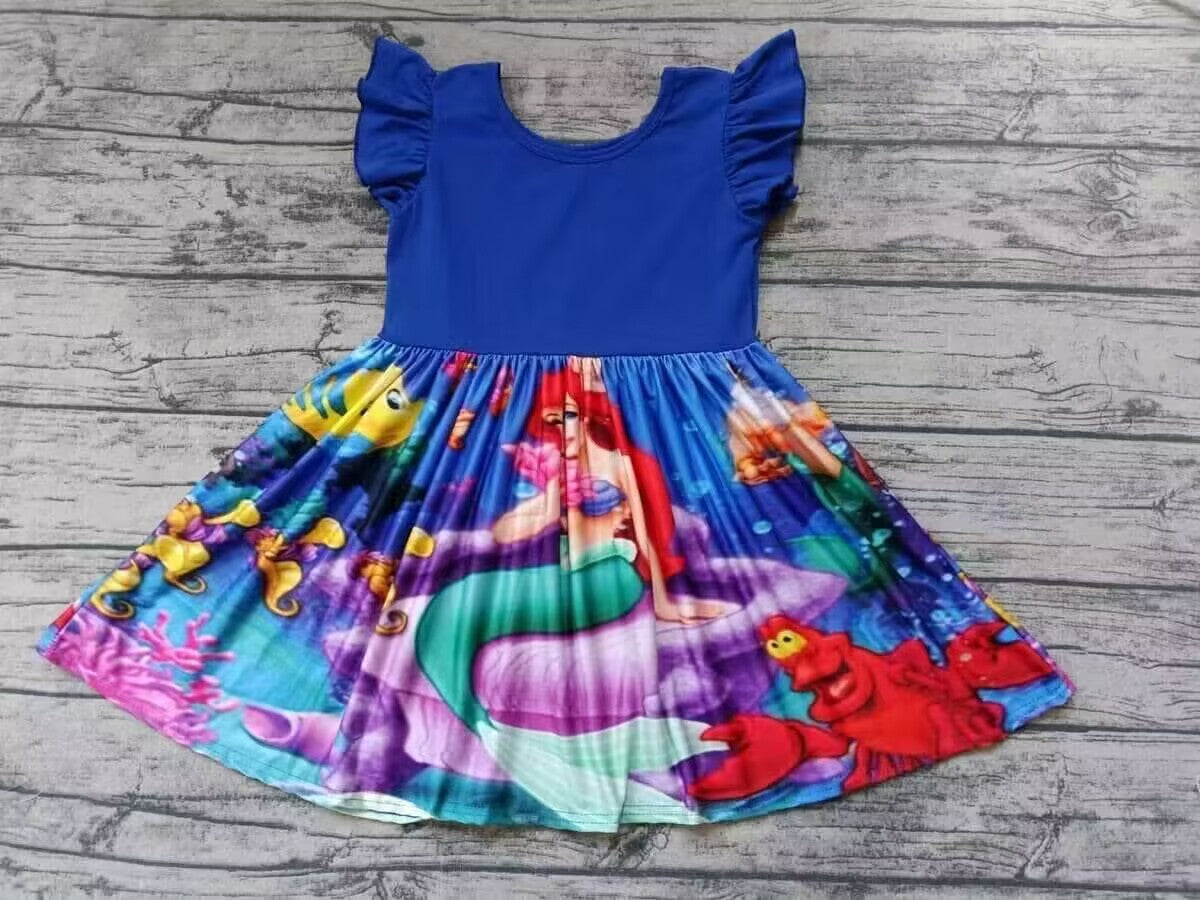 Deadline July 25 custom no moq  eta 6-7weeks Blue Summer Mermaid Skirt