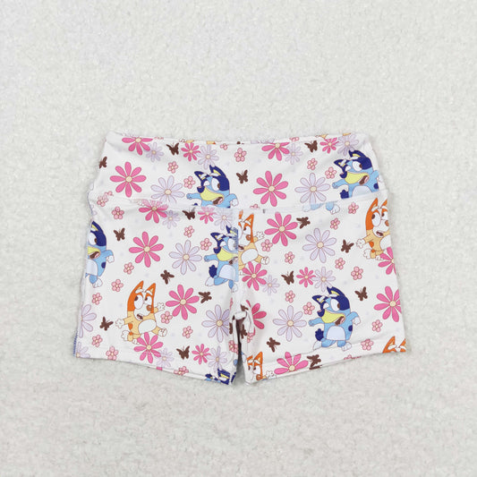 rts no moq SS0213 bluey floral butterfly shorts