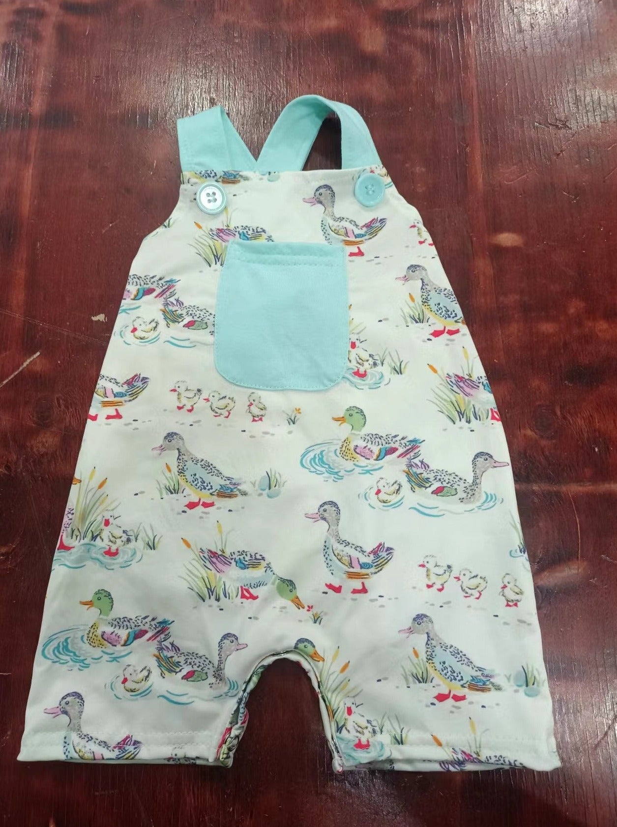 custom moq 5 eta 5weeks mix size baby boys clothes ducks vest summer Romper