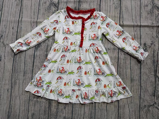 Custom moq 5 eta 6-7weeks baby girl clothes long sleeve dress-25.9.13