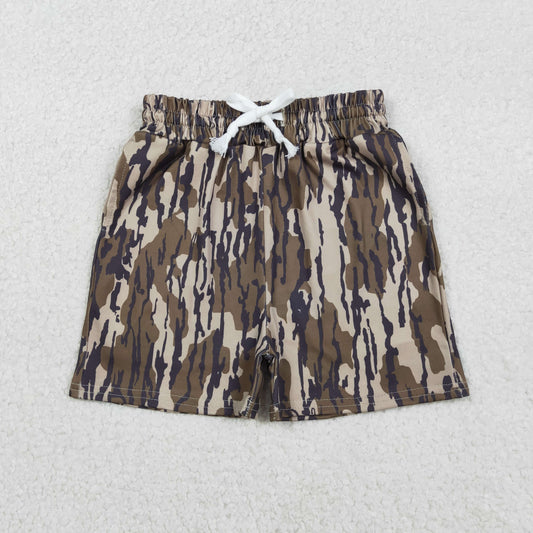 RTS NO MOQ（In Stock) SS0731 Boys' Military Green Camouflage Shorts