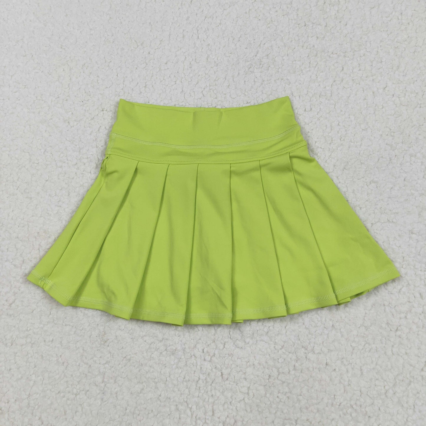 RTSNO MOQ GLK0081 Pure yellow green yoga skirt