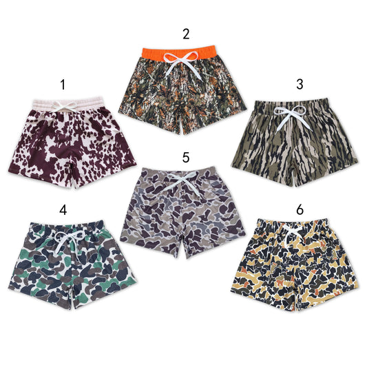 RTS NO MOQ Baby Boys Camouflage Trunks Bottoms Swimsuits