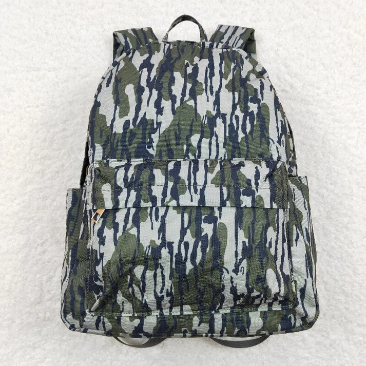 RTS NO MOQ Baby Kids Boys Sibling Brother Camo Backpacks Bags
