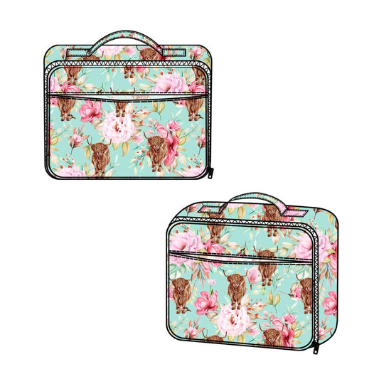 Alpine Cow Flower Meal Bag Lunch Box Bag