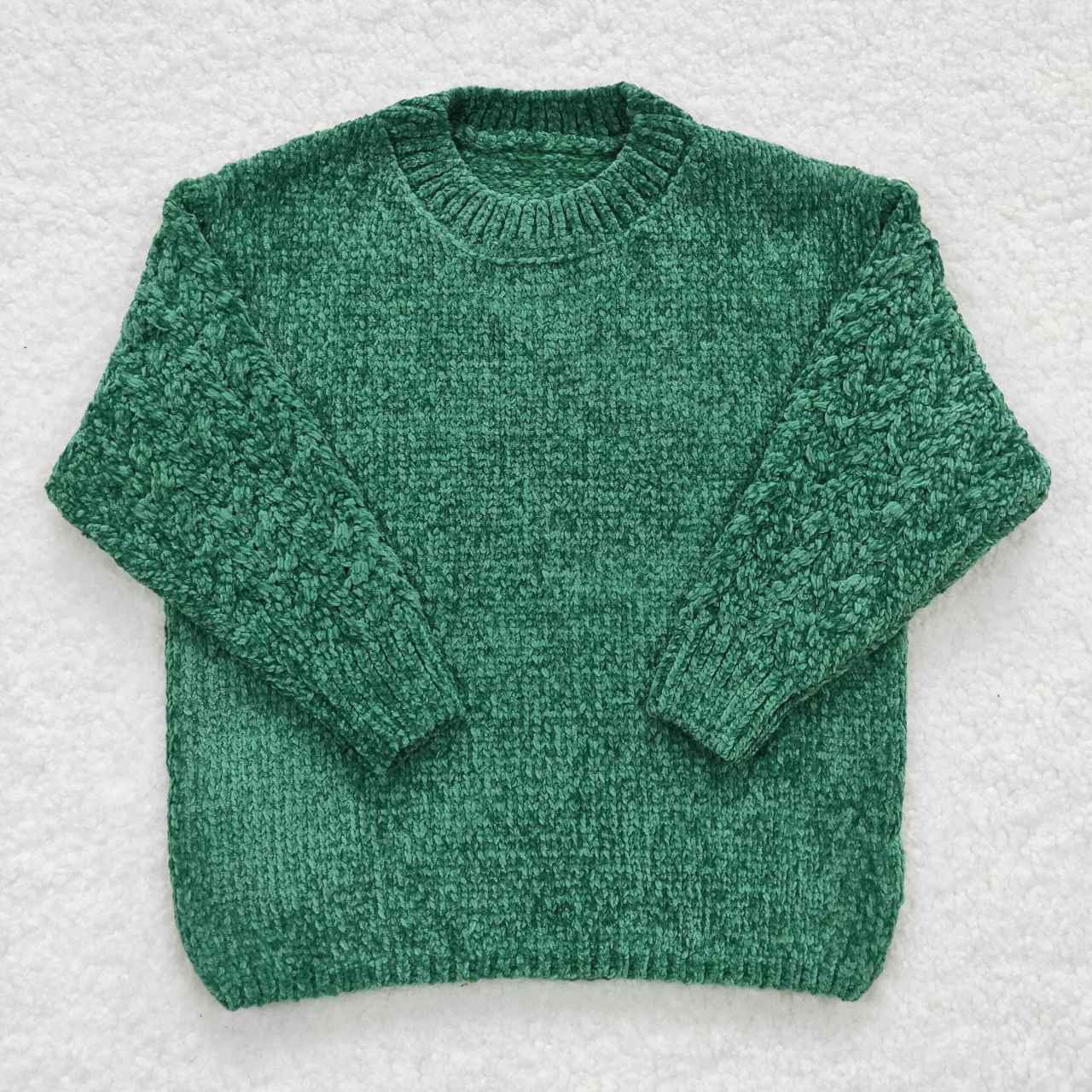 GT0217 dark green sweater