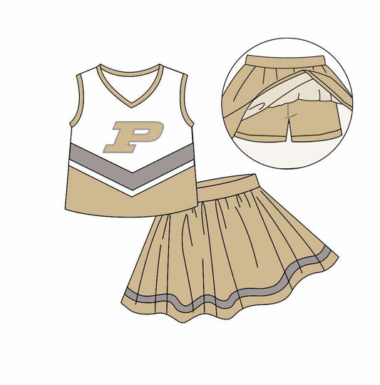 Deadline: Ends on February 25 custom no moq Team gold school uniform short-sleeved shorts