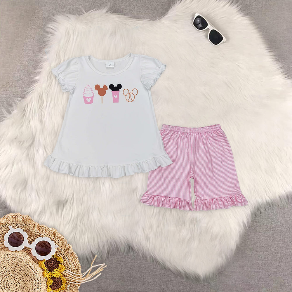 RTS NO MOQ Baby boy clothes  Short Sleeve shorts Suit