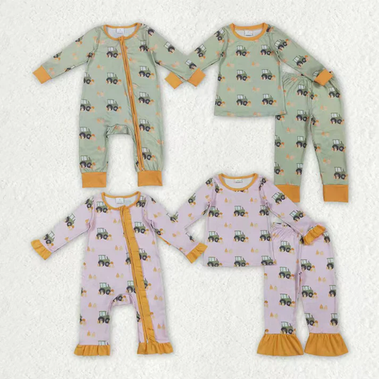 RTS NO MOQ Sibling Baby girls clothes halloween long-sleeved trousers suit & rompers