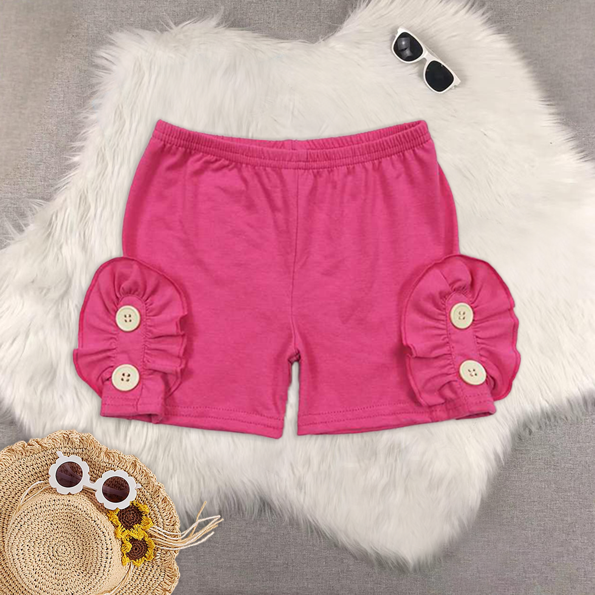 RTS NO MOQ baby girl clothes summer bow shorts