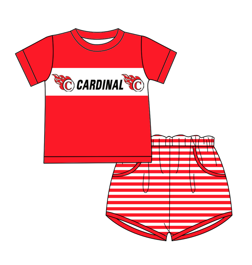 custom moq 3 eta 6-7weeks baby boys clothes team short Sleeves Shorts Set