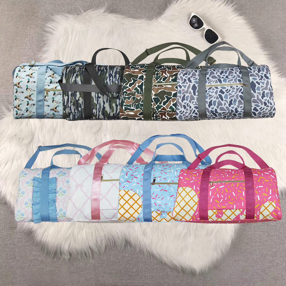 RTS NO MOQ Sibling baby kids clothes camouflage team summer kids backpacks