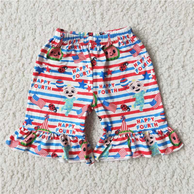 G2-8. Flag striped shorts