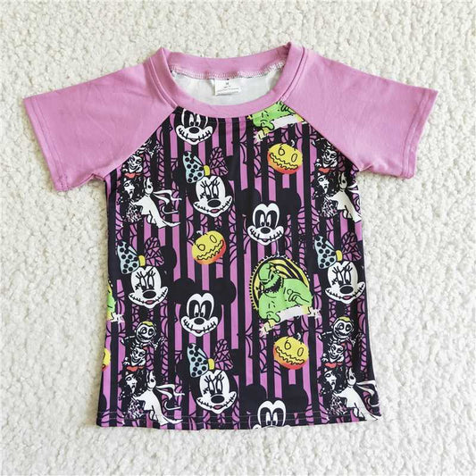 BT0041 Boys Mickey Mouse Short Sleeve Top