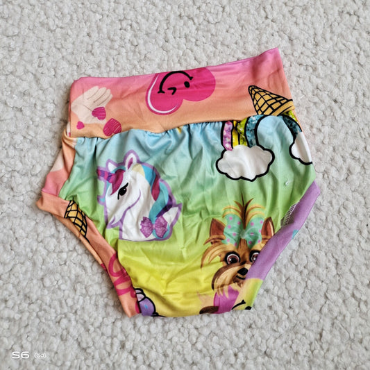 G2-4-2*'[] Unicorn Dog Colored Thong