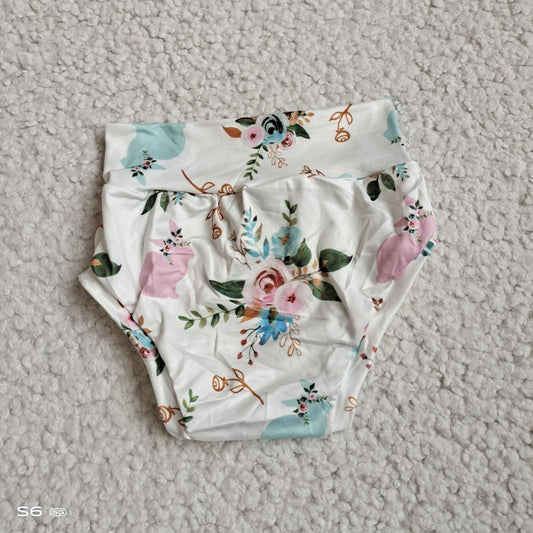 G2-12-3*\ Light blue and pink floral thong