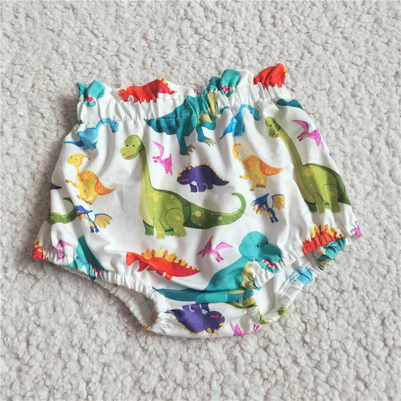 G4-20-2*/ Colorful dinosaur white thong