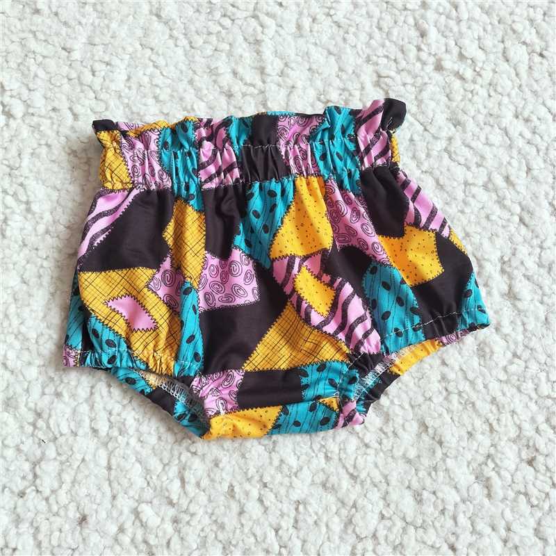 G4-20-5; Colorful patchwork lace thong