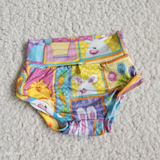 G4-20-6/ Rabbit ears duck purple and yellow thong