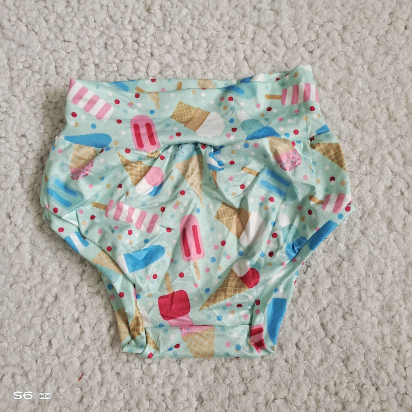 G4-20-6;' Colorful ice cream polka dot thong