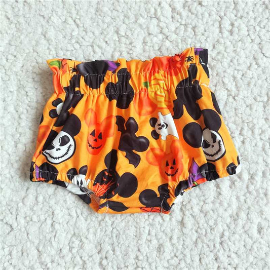 G4-20-6;;' Mickey Skull Orange Thong