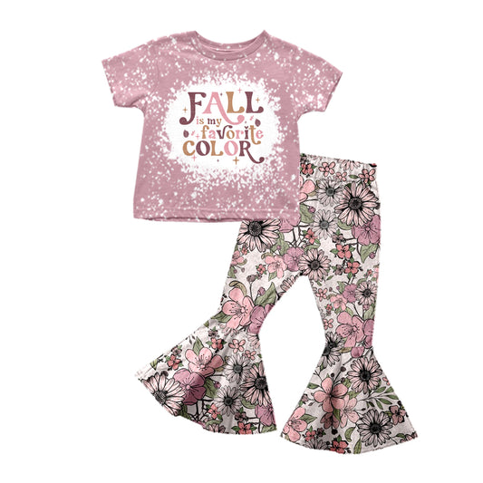 5.7custom each style moq 5eta 4-5week Sibling Sister big flower prints pink girls outfits and baby romper match family design