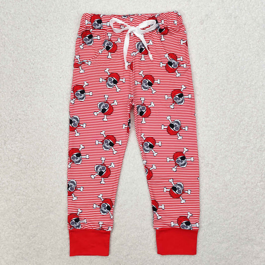 rts no moq P0479 Skull red striped trousers