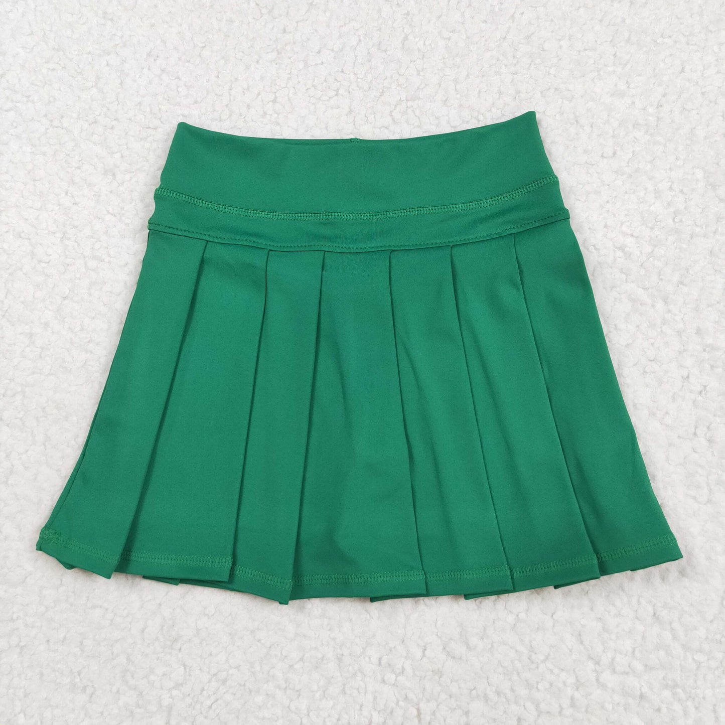 RTS NO MOQ（In Stock ) GLK0126 Solid green yoga skirt
